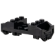 LEGO vonat keréktartó 3×6 pin csatlakozós, fekete (38339)