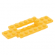 LEGO járműalap 4×10 2/3 bemélyedéssel (4×2), világos narancssárga (30029)