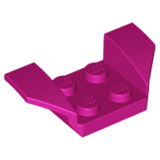 LEGO sárhányó 2×4, bíborvörös (41854)