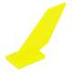 LEGO repülő függőleges vezérsík/farokrész 2×6×4, neon sárga (6239)