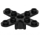 LEGO propeller 4 lapáttal (átmérője 5), fekete (67737)