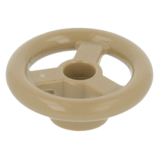 LEGO kormánykerék 2×2, sötét sárgásbarna (30663)