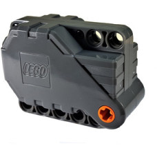 LEGO motor hátrahozhatós 6×5×3, sötétszürke (12799)