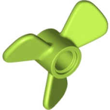 LEGO propeller 3 lapáttal (átmérője 3), lime (65768)