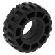 LEGO gumikerék Ø 37mm x 14mm, fekete (35578)