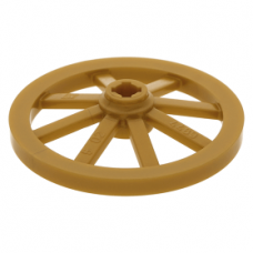 LEGO kerék 33mm, gyöngyház arany (4489) --- Debrecenben raktáron!