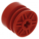 LEGO kerék/kerékbelső Ø 18mm x 14mm tengelycsatlakozó lyukkal, piros (55982)