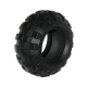 LEGO gumikerék Ø 56mm x 26mm, fekete (55976)