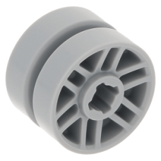 LEGO kerék/kerékbelső Ø 14mm x 9.9mm, világosszürke (11208)