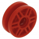 LEGO kerék/kerékbelső Ø 18mm x 8mm, piros (13971)