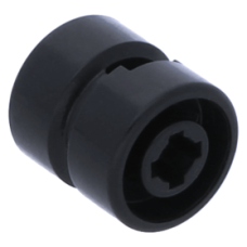 LEGO kerék/kerékbelső Ø 11mm x 12mm, fekete (6014b)