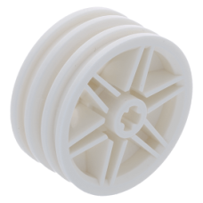 LEGO kerék/kerékbelső Ø 30mm x 14mm, fehér (56904)