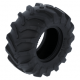 LEGO gumikerék traktor 56×26, fekete (70695)