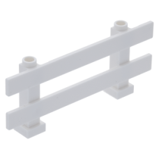 LEGO kerítés 1 x 8 x 2, fehér (6079)