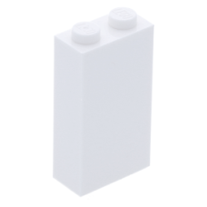 LEGO kocka 1×2×3, fehér (22886)