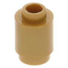 LEGO henger 1x1, gyöngyház arany (3062)