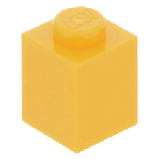 LEGO kocka 1x1, világos narancssárga (3005)