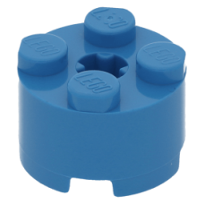 LEGO henger 2x2, sötét azúrkék (3941)