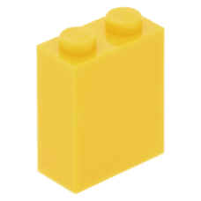 LEGO kocka 1x2×2, sárga (3245)