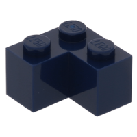 LEGO kocka 2x2 sarok, sötétkék (2357)