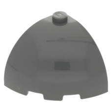 LEGO henger sarok 3×3×2 kupola tető, sötétszürke (88293)