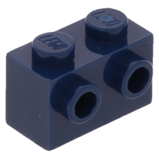 LEGO kocka 1x2 oldalán két bütyökkel, sötétkék (11211)