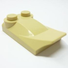 LEGO kocka 2 x 3 x 2/3 két bütyökkel és szárnnyal, sárgásbarna (47456)