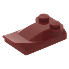 LEGO kocka 2 x 3 x 2/3 két bütyökkel és szárnnyal, sötétpiros (47456)