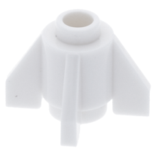 LEGO henger 1x1 szárnyákkal, fehér (4588)