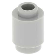 LEGO henger 1x1, világosszürke (3062b)