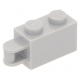 LEGO kocka 1x2 egyik oldalán fogantyúval, világosszürke (34816)