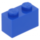 LEGO kocka 1x2, kék (3004)