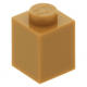 LEGO kocka 1x1, középsötét testszínű (3005)