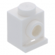 LEGO kocka 1x1 oldalán egy bütyökkel (headlight), fehér (4070)