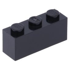 LEGO kocka 1x3, fekete (3622)