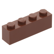 LEGO kocka 1x4, vörösesbarna (3010) LEGO kocka 1x4, vörösesbarna (3010)