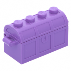 LEGO láda kinyitható 5×2×2, közép levendulalila (4738ac01)
