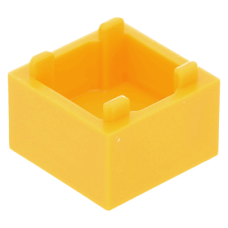 LEGO láda 2×2, világos narancssárga (59121/35700/2821)