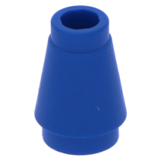 LEGO kúp 1x1, kék (4589b)