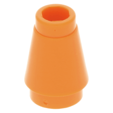LEGO kúp 1x1, narancssárga (4589b)