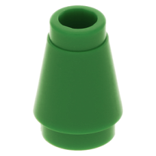 LEGO kúp 1x1, zöld (4589)