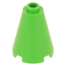 LEGO kúp 2×2x2, világoszöld (3942c)