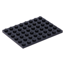 LEGO lapos elem 6x8, fekete (3036) LEGO lapos elem 6x8, fekete (3036)