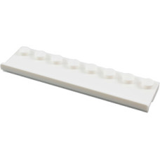 LEGO lapos elem 2x8 sínnel, fehér (30586)