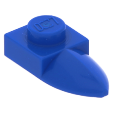 LEGO lapos elem 1x1 foggal, kék (49668)