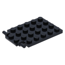 LEGO lapos elem 4x5 csapóajtó, fekete (92099)