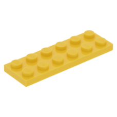 LEGO lapos elem 2x6, sárga (3795)