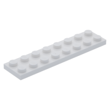 LEGO lapos elem 2x8, fehér (3034)