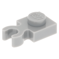 LEGO lapos elem 1x1 fogóval, világosszürke (4085d) LEGO lapos elem 1x1 fogóval, világosszürke (4085d)