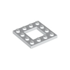 LEGO lapos elem keret 4×4, fehér (64799)